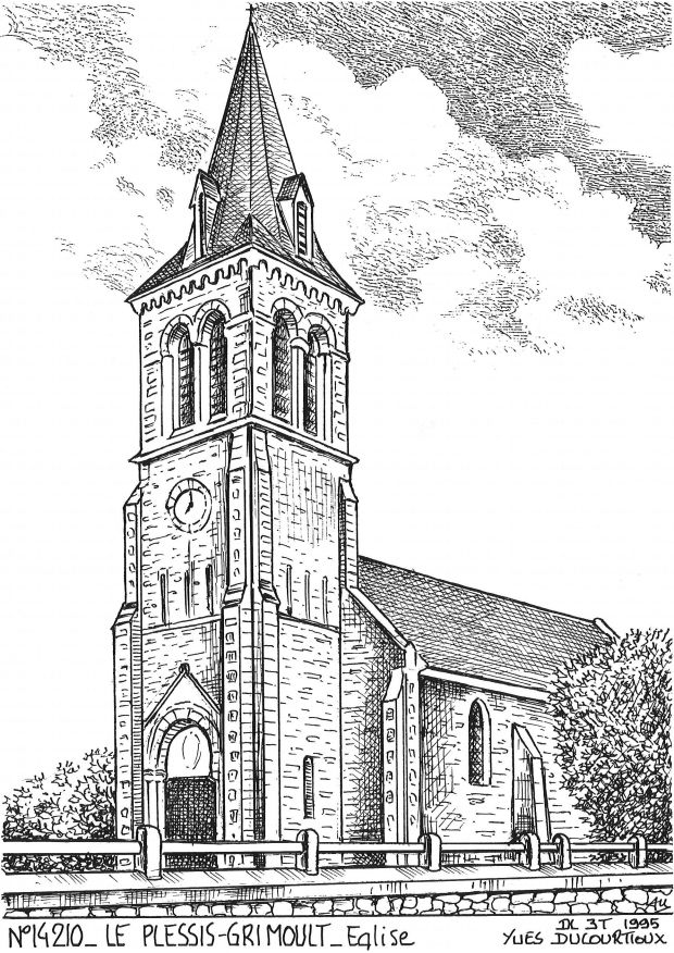 N 14210 - LE PLESSIS GRIMOULT - église